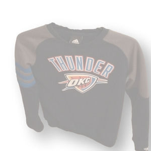 Adidas‎ boys pullover Oklahoma city thunder sweater, size m(10/12), dark blue
